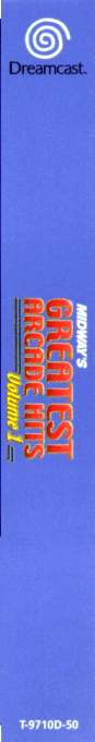 Midway's Greatest Arcade Hits - Volume 1 — box-2D-side (EU)