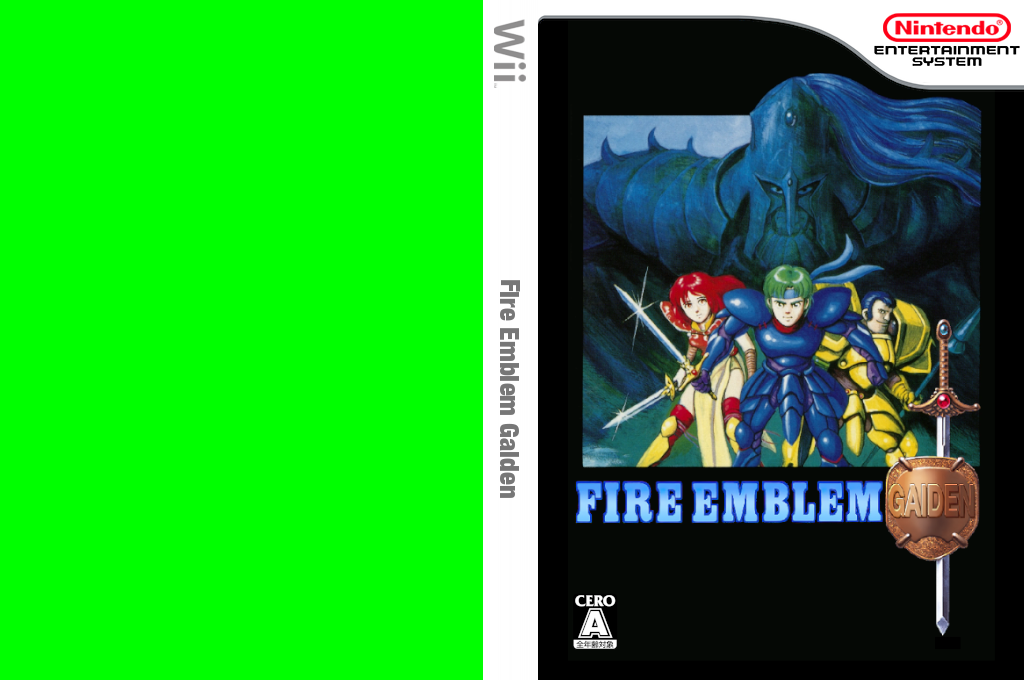 Fire Emblem Gaiden — box-texture (JP)