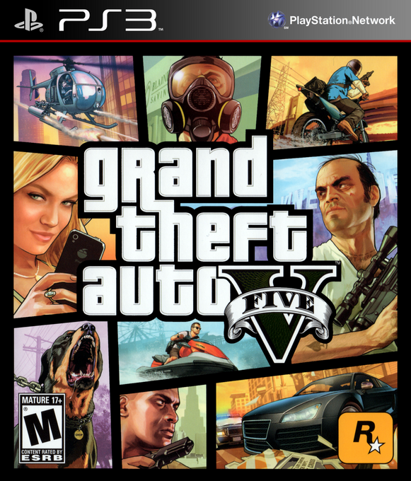 Grand Theft Auto V box art
