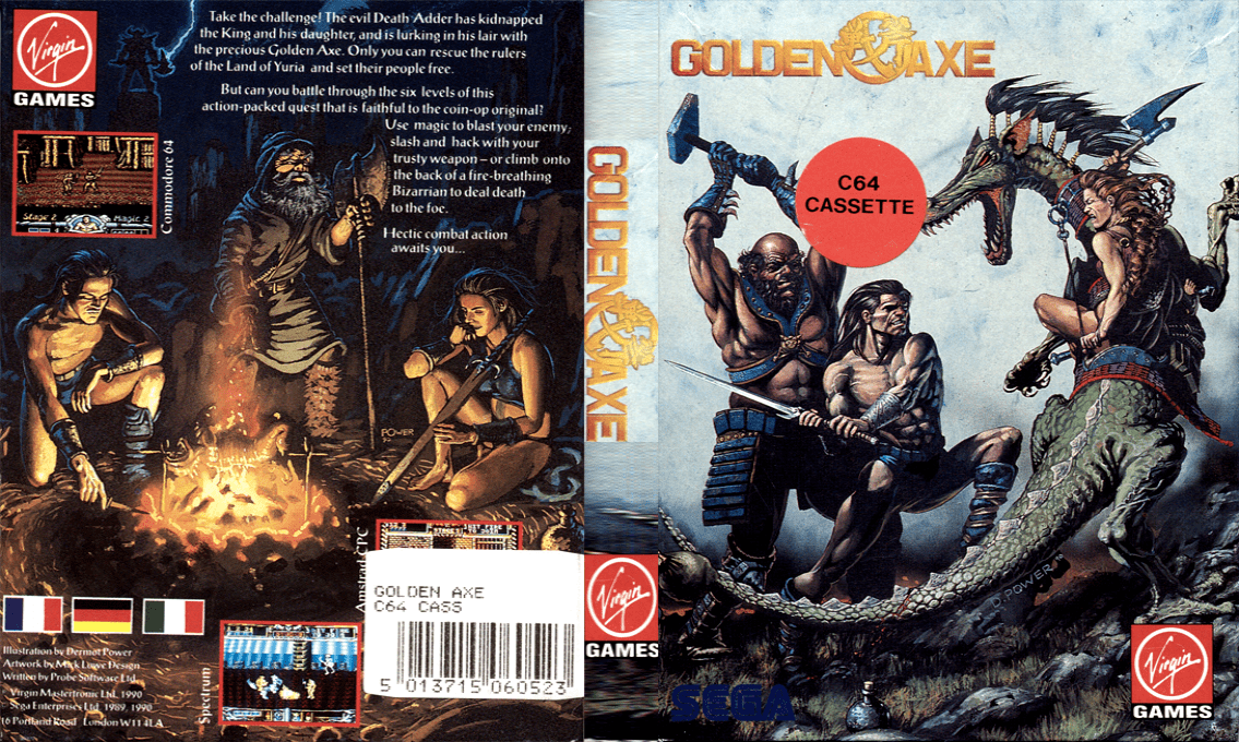 Golden Axe — box-texture (EU)