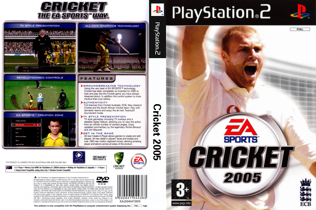 Cricket 2005 — box-texture (EU)