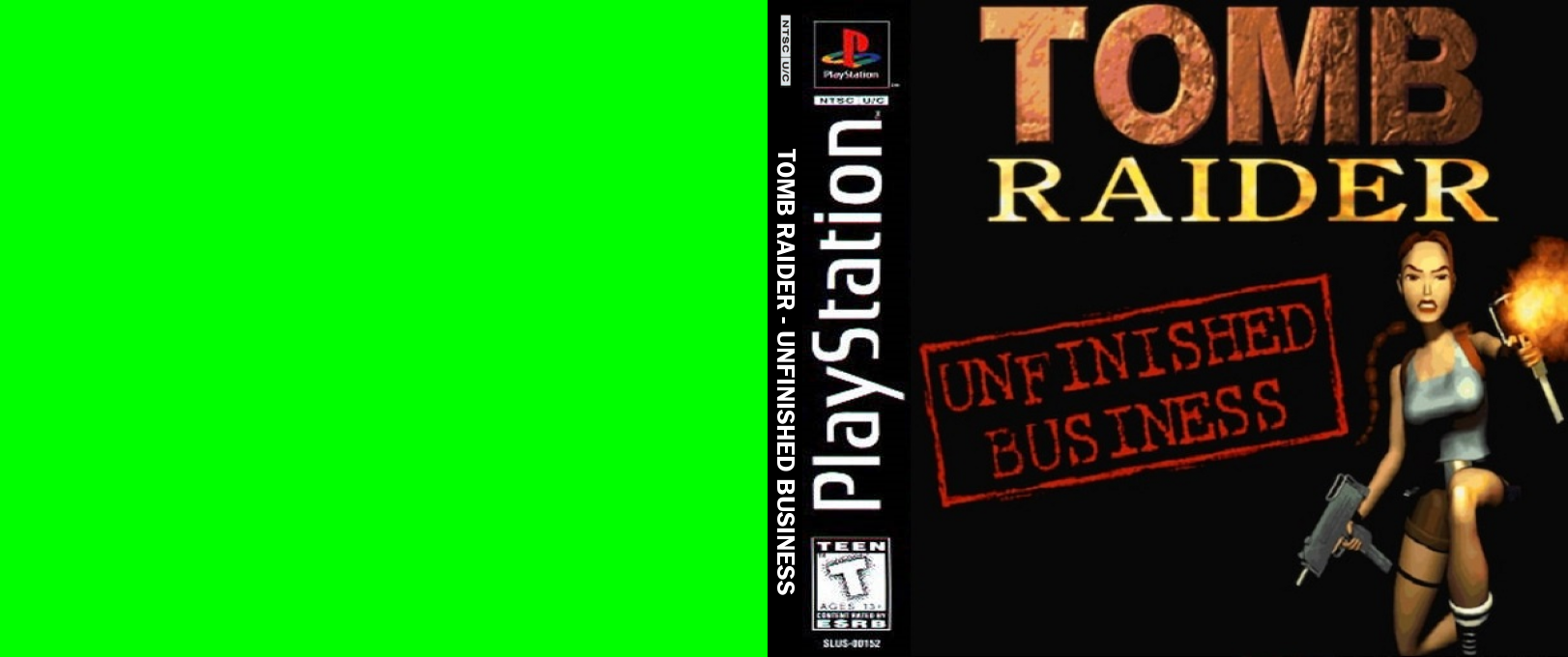 Tomb Raider - Unfinished Business — box-texture (US)