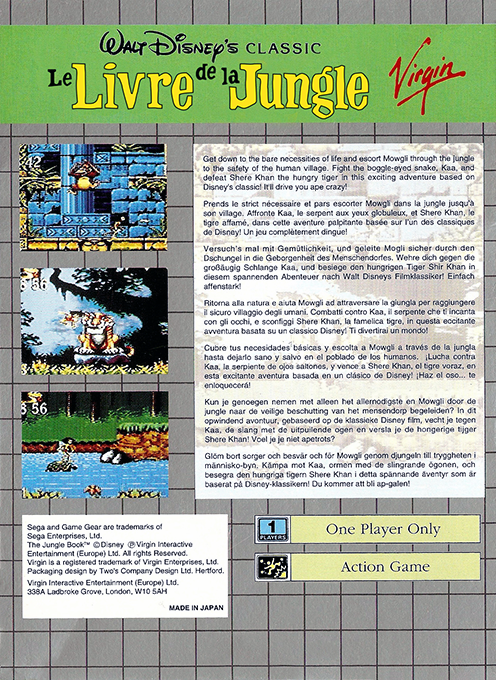 Jungle Book, The — box-2D-back (FR)