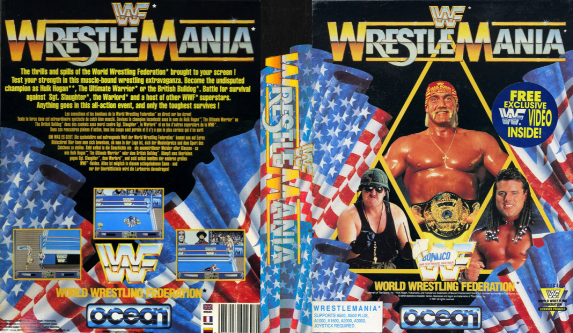WWF WrestleMania — box-texture (EU)