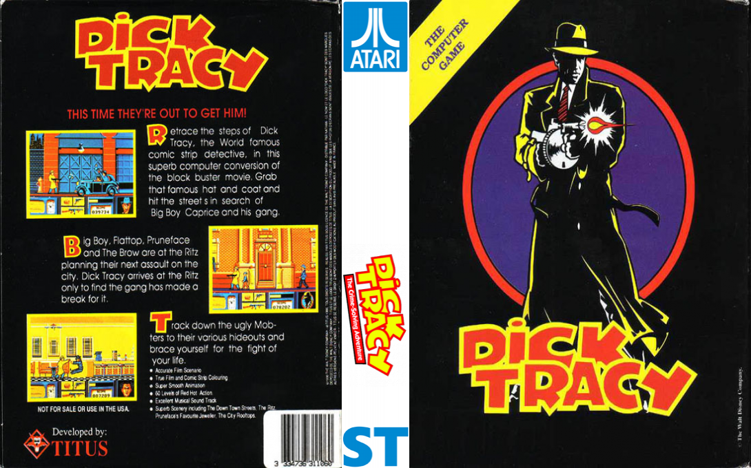 Dick Tracy — box-texture (EU)