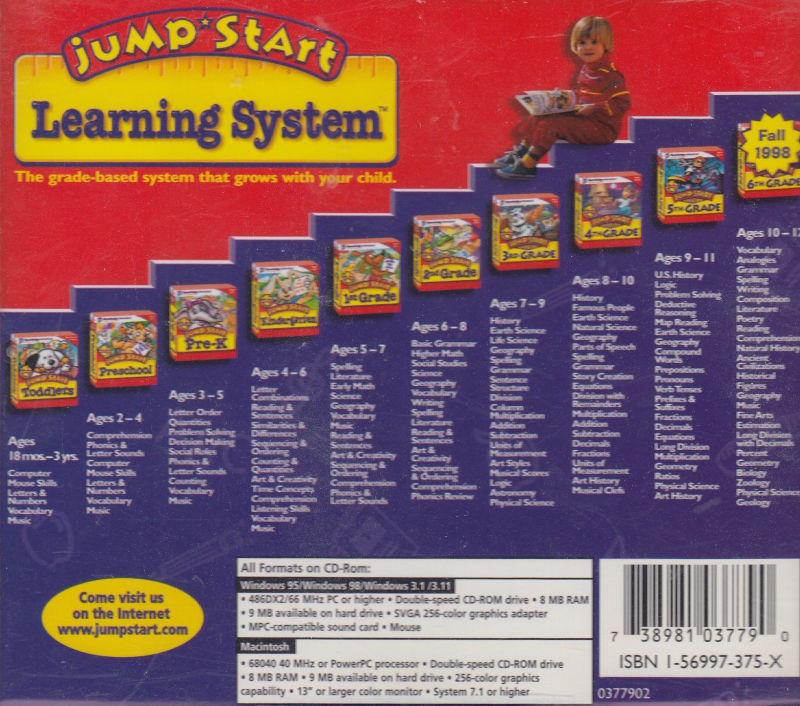 JumpStart 2nd Grade — box-2D-back (US)
