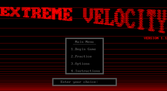Extreme Velocity box art