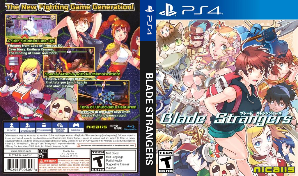 Blade Strangers — box-texture (US)