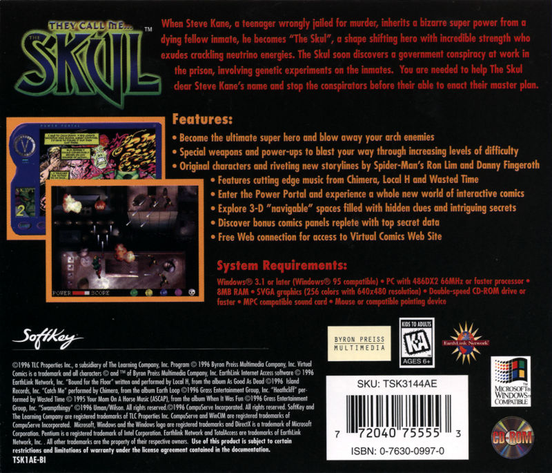 They Call Me... The Skul — box-2D-back (US)