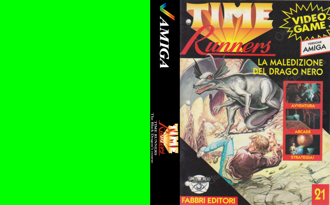 Time Runners 21 - The Black Dragon's Course — box-texture (IT)