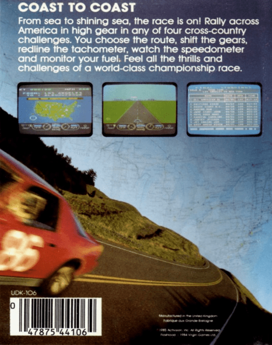 The Great American Cross-Country Road Race — box-2D-back (WOR)