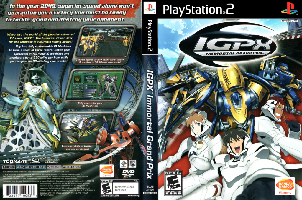 IGPX - Immortal Grand Prix — box-texture (US)
