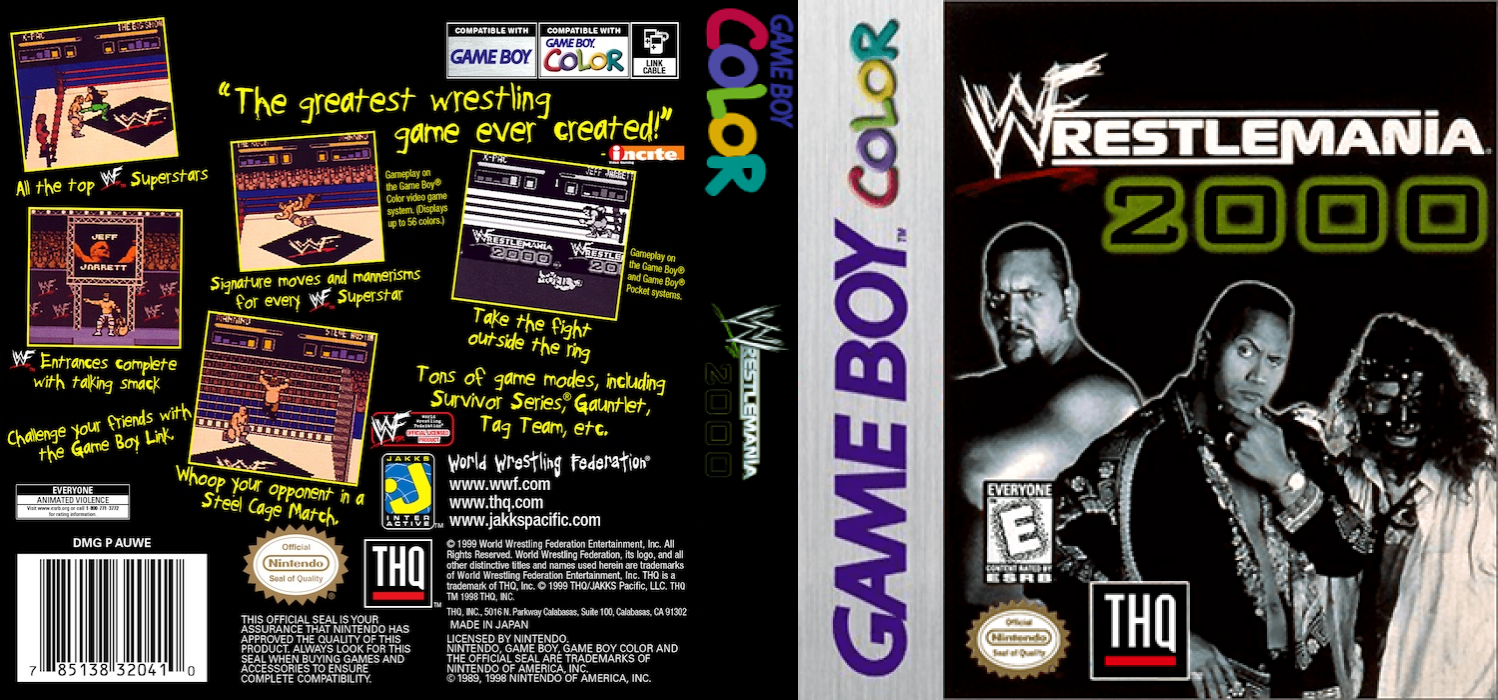 WWF WrestleMania 2000 — box-texture (US)
