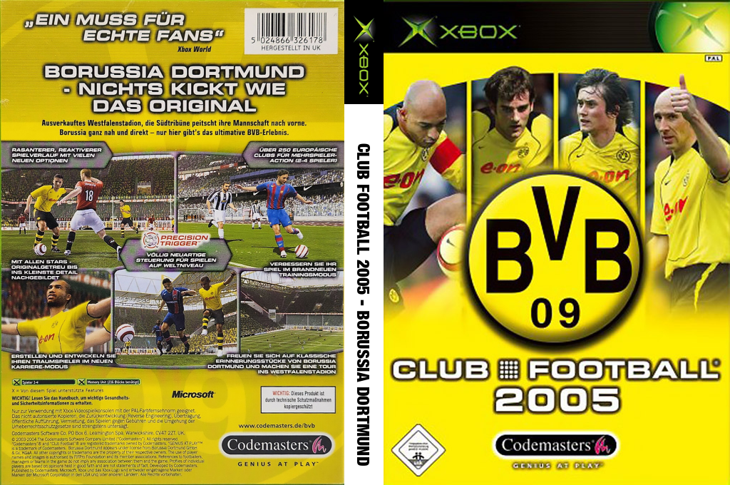 Club Football 2005 - Borussia Dortmund — box-texture (DE)