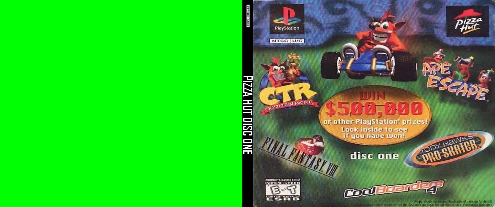 Pizza Hut Disc 1 — box-texture (US)