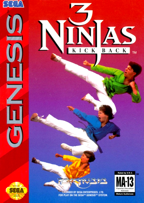 3 Ninjas Kick Back box art