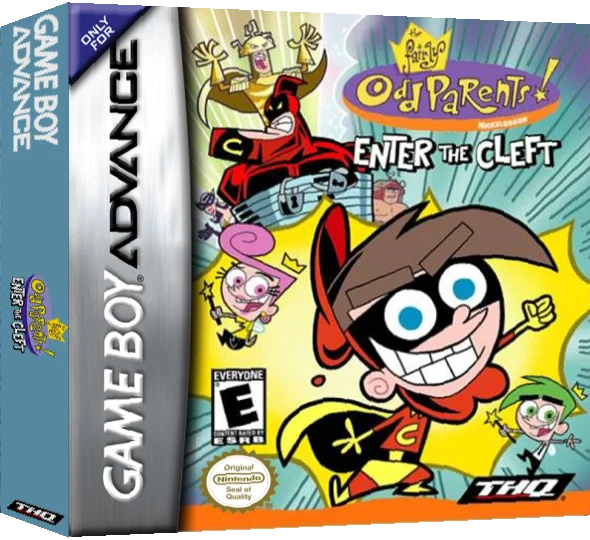 Fairly OddParents!, The - Enter the Cleft — box-3D (US)