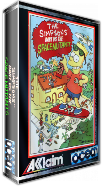Simpsons - Bart Vs The Space Mutants, The — box-3D (EU)