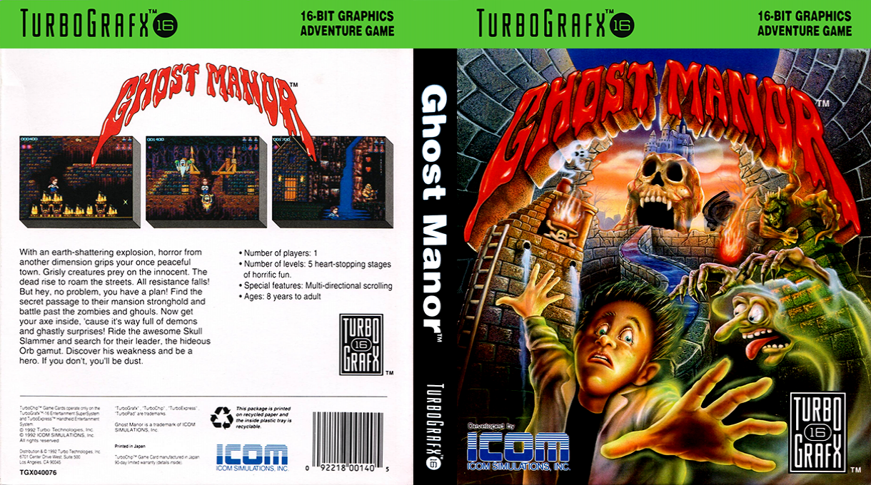 Ghost Manor — box-texture (US)