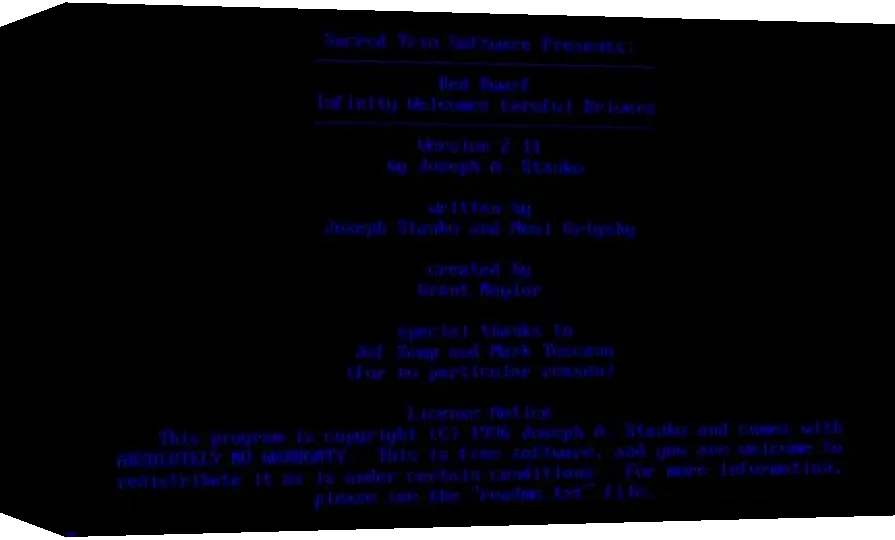 Red Dwarf — box-3D (WOR)