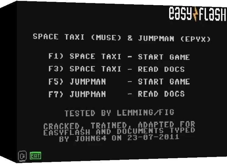 Space Taxi + Jumpman — box-3D (WOR)