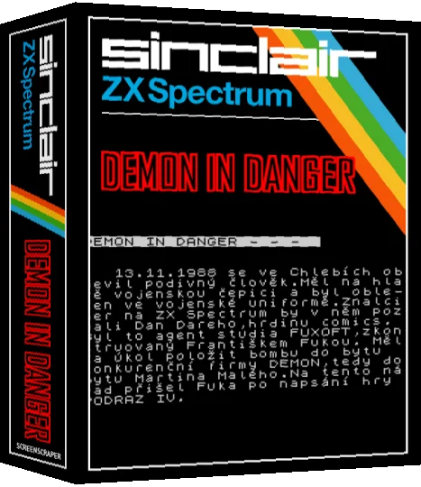 Demon in Danger — box-3D (SS)