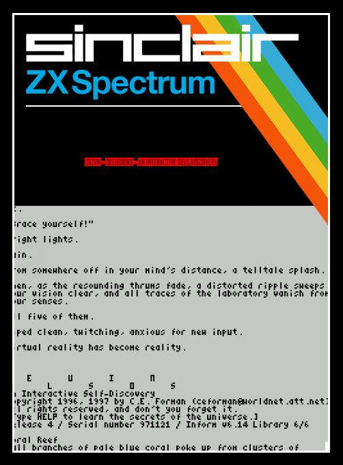 ZxZvm - Delusions - An Interactive Self Discovery box art