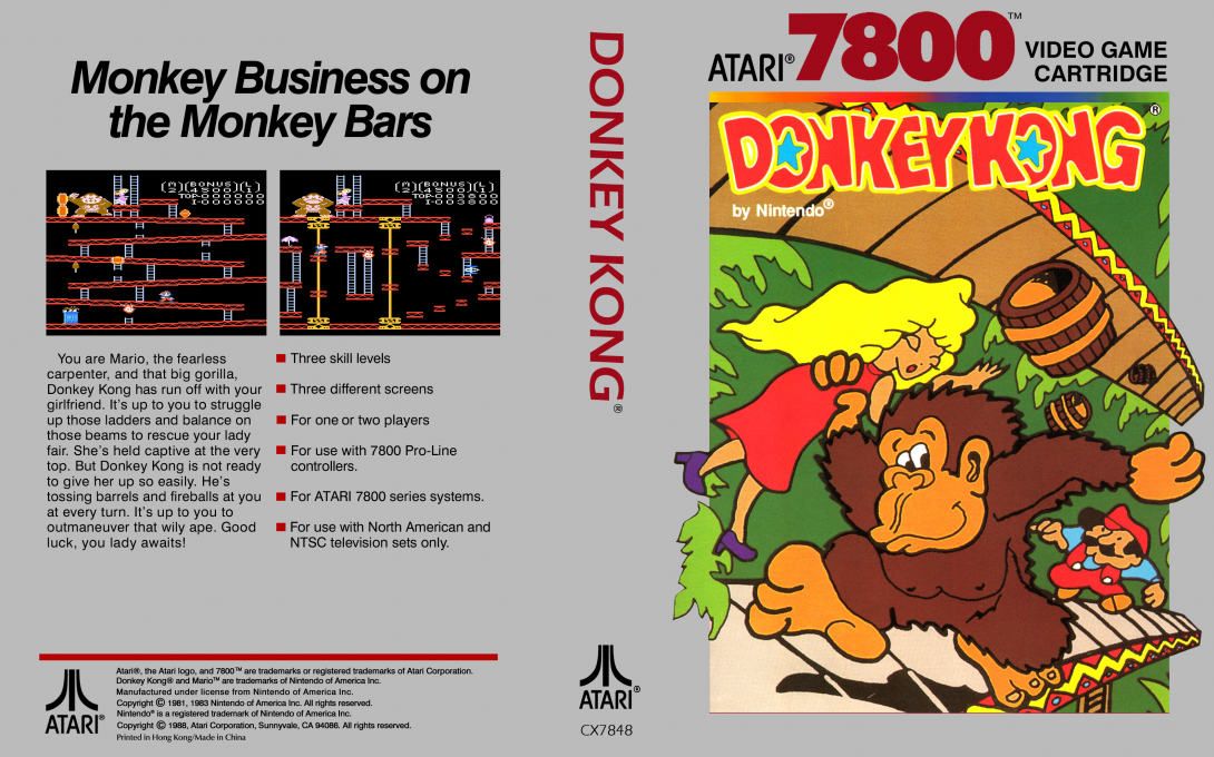 Donkey Kong — box-texture (US)