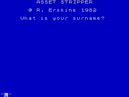 Asset Stripper — sstitle (WOR)