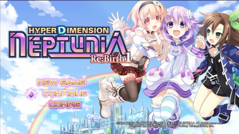 Hyperdimension Neptunia Re;Birth1 - Plutia Battle Entry License — sstitle (WOR)