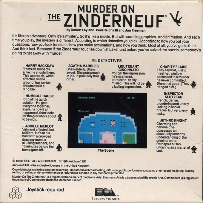Murder On The Zinderneuf — box-2D-back (EU)