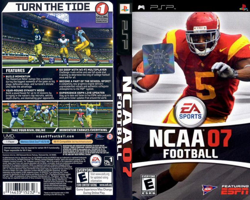 Ncaa Football 07 — box-texture (US)