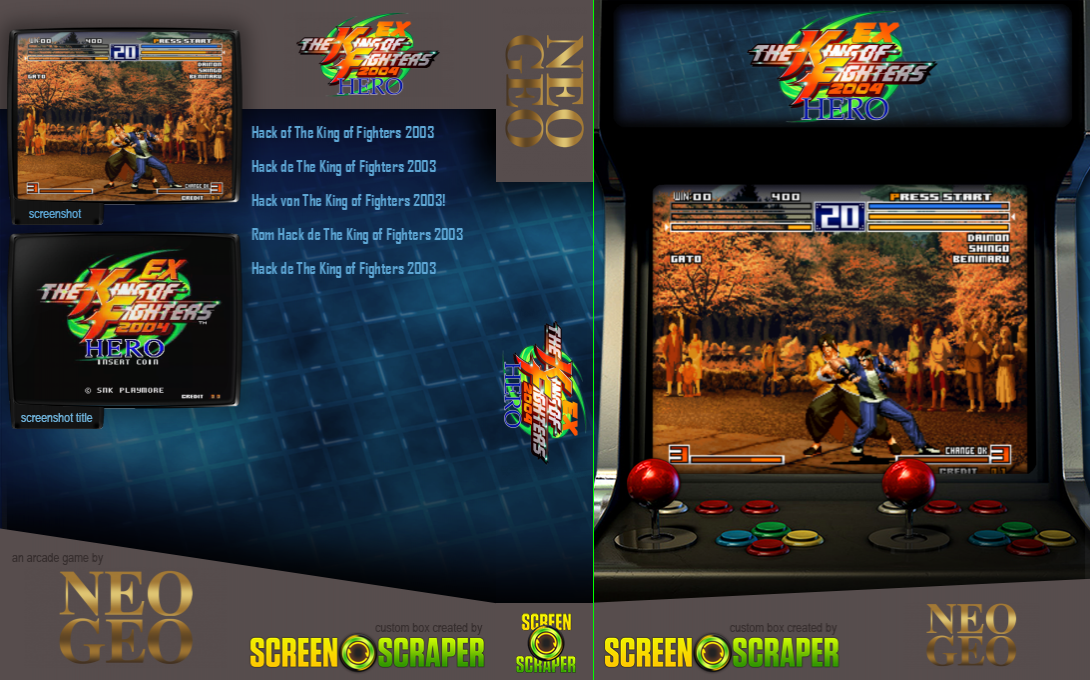 The King of Fighters 2004 EX Hero — box-texture (SS)