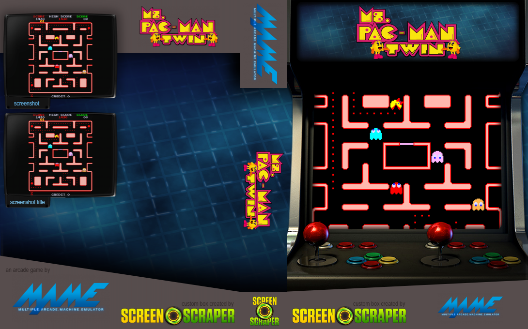 Ms Pac Man Twin — box-texture (SS)