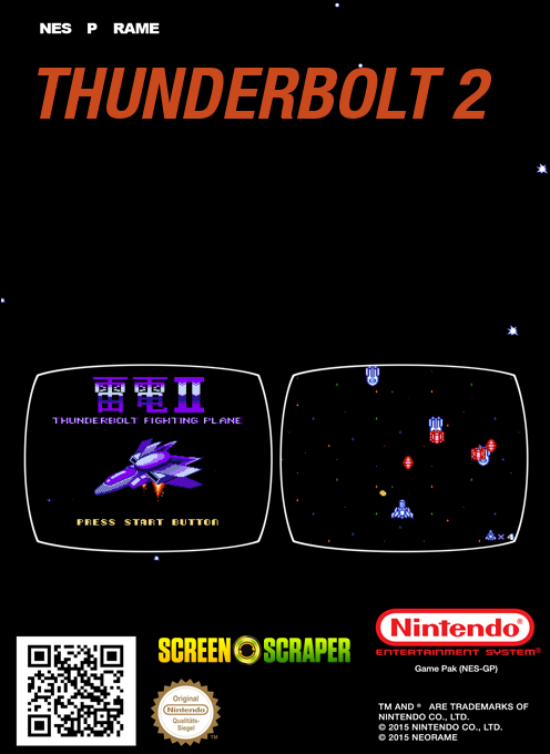 Thunderbolt Fighting Plane — box-2D-back (SS)