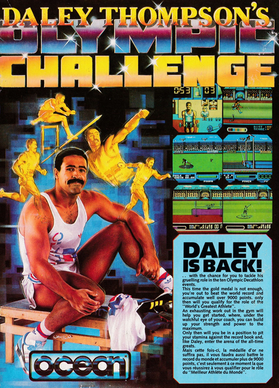 Daley Thompson's Olympic Challenge — box-2D-back (EU)