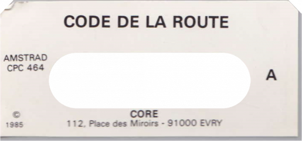 Code De La Route — support-texture (FR)