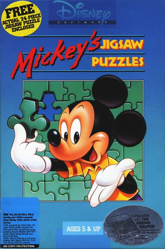 Mickey's Jigsaw Puzzles box art