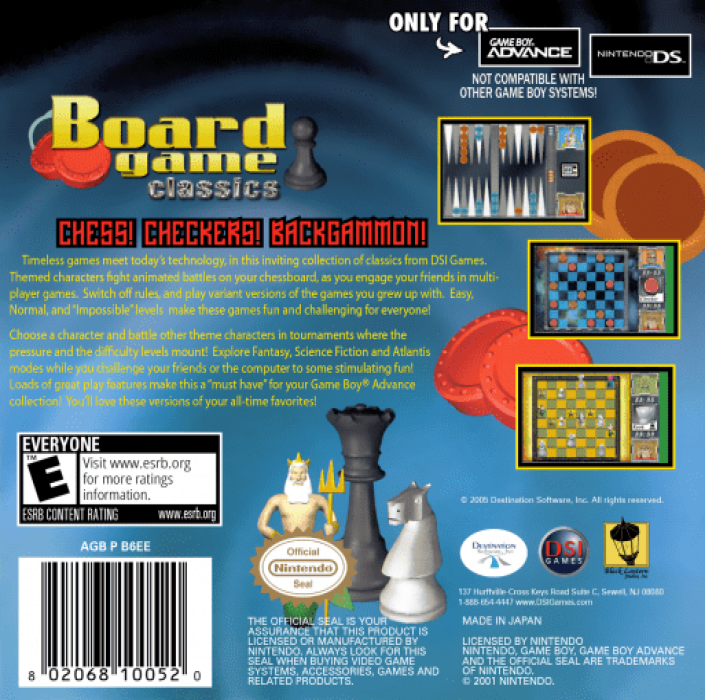 Board Game Classics - Backgammon & Chess & Draughts — box-2D-back (US)