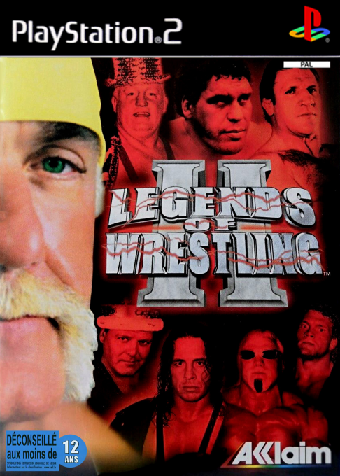 Legends of Wrestling II — box-2D (FR)