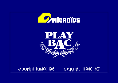 Play Bac — sstitle (EU)