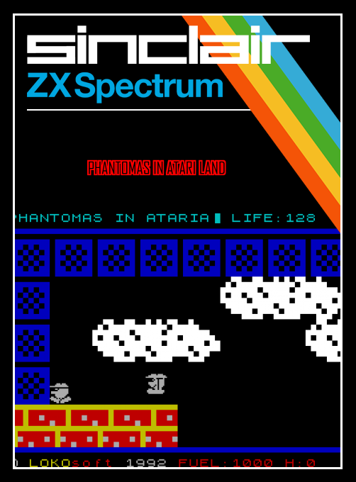 Phantomas In Atari Land box art