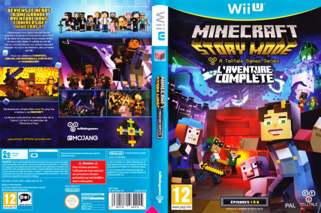 Minecraft - Story Mode - A Telltale Games Series - The Complete Adventure — box-texture (FR)