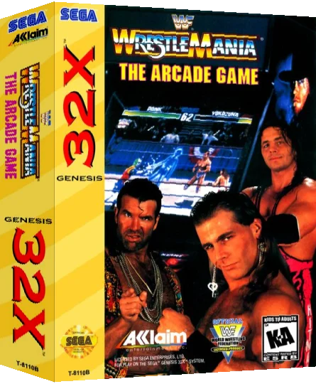 WWF WrestleMania - The Arcade Game — box-3D (US)