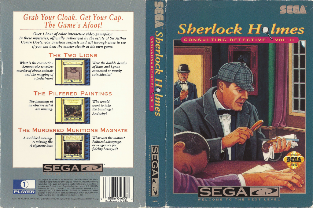 Sherlock Holmes - Consulting Detective - Vol. II — box-texture (US)