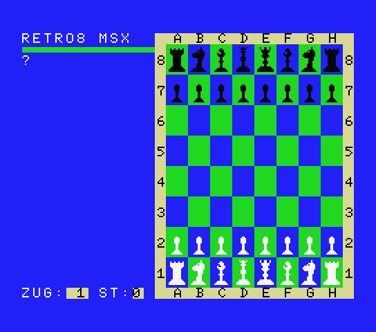 Schach für MSX-Computer — ss (DE)