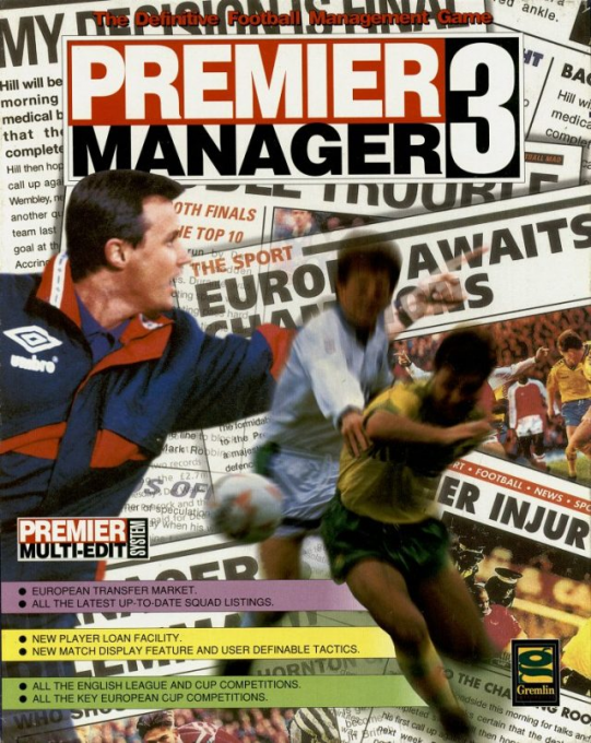Premier Manager 3 box art