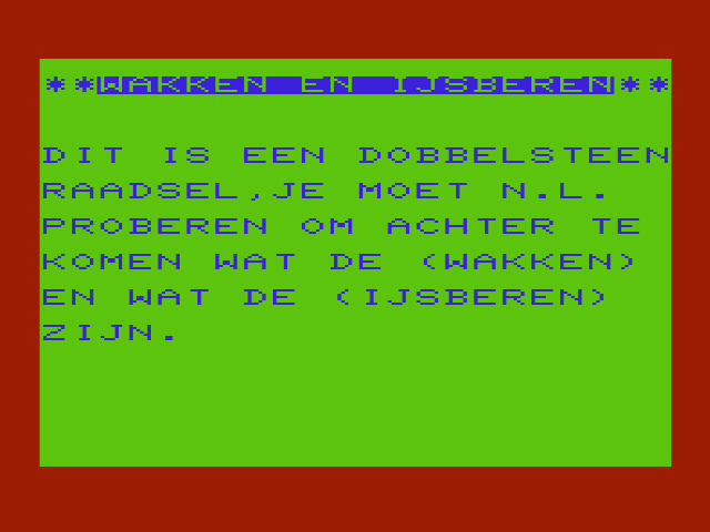 Wakken And Ijsberen — sstitle (WOR)