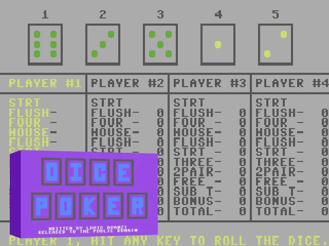 Dice Poker — mixrbv2 (WOR)