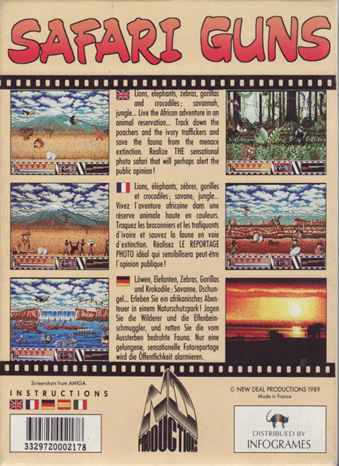 Safari Guns — box-2D-back (EU)